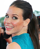 Evangeline Lilly with High Ponytail Straight Hair