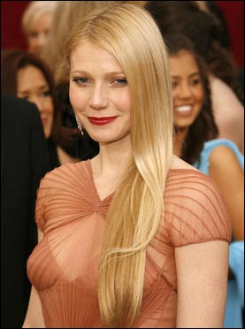 Gwyneth Paltrowt Hairstyle at Oscar 2007