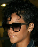 Rihanna Sexy Short Hairstyle with Curls