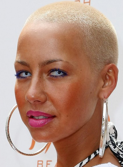 Amber Rose's Shaver Hairstyle