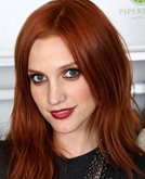 Ashlee Simpson's Red Long Hairstyle