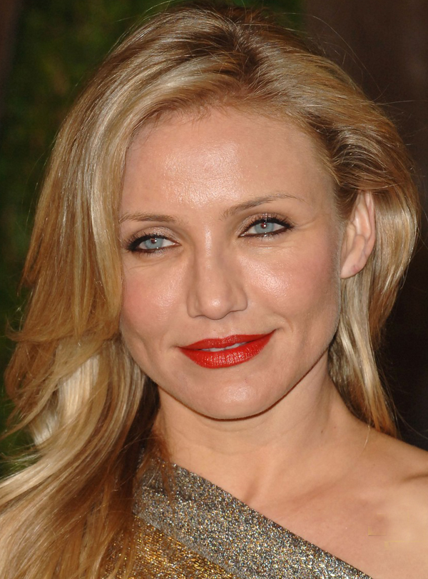 Cameron Diaz's Loose Hairstyle at 2010 Oscars After Party