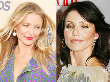 Cameron Diaz's Wavy Hairstyles: Blonde and Black