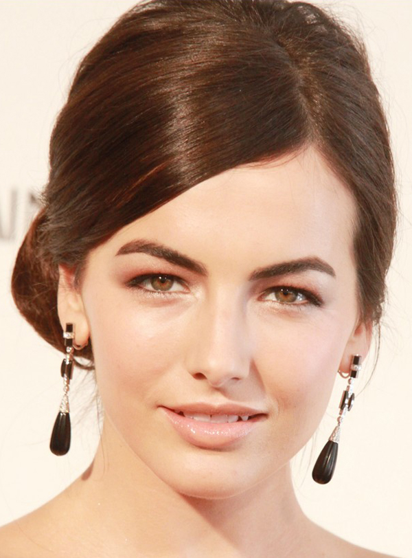Camilla Belle's Low Bun Updo Hairstyle