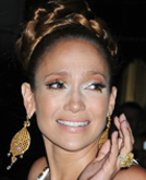 Jennifer Lopez's High Updo with Braid Hairstyle