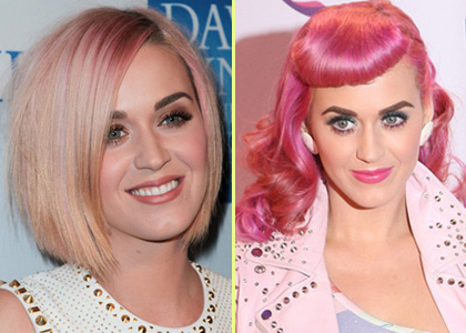 Katy Perry Debuts New Short Bob Haircut and New Hair Color