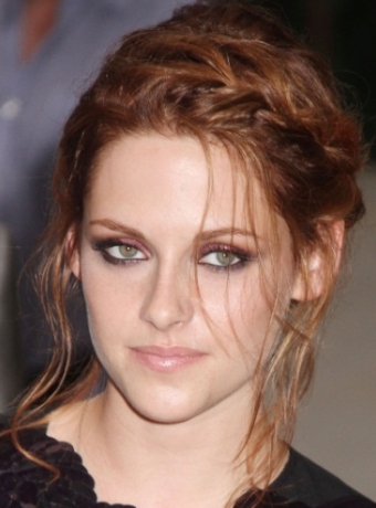 Kristen Stewart's Braided Updo Hairstyle