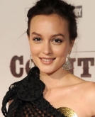 Leighton Meester's Chic Updo Hairstyle